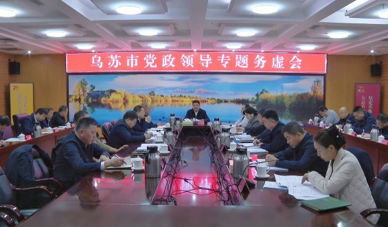 乌苏市召开党政领导专题务虚会